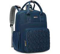 Pomelo Best Sac à Dos à Langer pour Bébé avec Matelas à Langer, Sac à Dos Loisirs Imperméable avec Sangles pour Voyage Camping et Quotidien (Bleu marine)