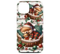 Pomeranian Christmas Accessories for Pom Mom Cute Xmas Coque pour iPhone 13