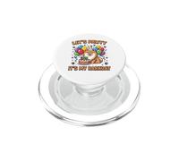 Pomeranian Dog Birthday Party Celebration Matching PopSockets PopGrip pour MagSafe