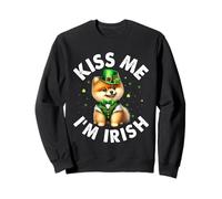 Pomeranian Dog Lovers Kiss Me I'm Irish Tee St Patrick Day Sweatshirt
