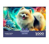 Pomeranian Fantasy 1000 Piece Adults Puzzle Kids Age Games Family Games Unique Gifts Challenging & Brainteasing 70x50cm/1000pcs