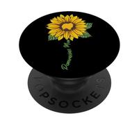 Poméranian Mom Tournesol Pompon Cadeaux pour Amoureux Chien Maman Maman PopSockets PopGrip Adhésif