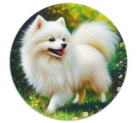 Pomeranien 1000 Pièce Jigsaw Puzzles Jeux ÉduChatifs Créatif Jigsaw Circulaire Défi Couleur pour Adultes Et Enfants 1000pcs (67.5x67.5cm)