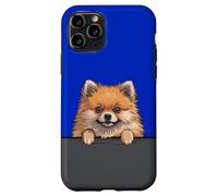 Poméranien Drôle Peeking Pocket Amoureux des Chiens Coque pour iPhone 11 Pro