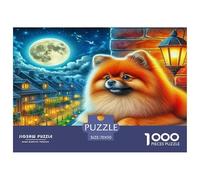 Pomeranien Puzzle De 1000 Pièces : pour Les Amis, Organiser Une Soirée Détente Autour D’Un Jeu Collaboratif Absolument Éblouissant.