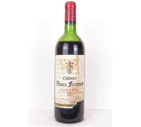 pomerol château vieux ferrand (étiquette abîmée) rouge 1981 - bordeaux