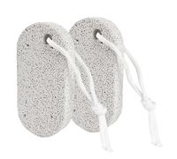 Pomice Stone - 2 Morceaux D'exfoliants Naturels Résistants - Élimine La Dureté Des Talons | Pour Les Pieds | Outil De Retrait En Cuir Mort | MAINS | Coudes | Palmi | Homme De Soins Du Corps Des Femmes