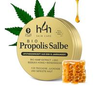 Pommade à la Propolis Bio - 16ème Jh. Secret Pharmaceutique à la Propolis Bio, Miel de Manuka & Chanvre - Soin apaisant pour peaux sèches & irritées - Recommandé dermatologiquement