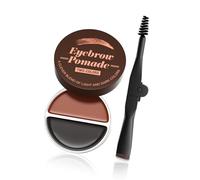 Pommade à sourcils 2 en 1, deux couleurs, avec brosse, crème coiffante pour, maquillage, deux couleurs avec brosse