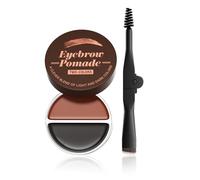 Pommade à sourcils 2 en 1 - Deux couleurs - Avec pinceau - Maquillage naturel des sourcils - Pour tous les types de peau et tous les tons