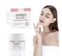 Pommade au jasmin Plus, pommade au jasmin pour les yeux 100 g, pommade active au jasmin contre les cernes, la fatigue et le gonflement des yeux, ainsi que les paupières affaissées, soin des yeux pour