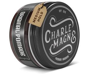 Pommade capillaire Charlemagne Original pour hommes - 100 ml - Crème coiffante à base d'eau pour cheveux masculins - fabriquée en Allemagne (100 g (Pack of 1), Tenue moyenne)