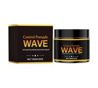 pommade cheveux,Pommade ondulée naturelle pour hommes, produit cheveux ondulés,crème capillaire d'entraînement Easy Wash 360 Wave, l'humidité,graisse pour hommes favorise les vagues superposées (1pc)