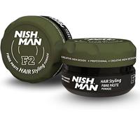 Pommade Coiffante F2-Fibre Paste Pomade 100g-Fixation Forte Et Flexible & Fini Mat-Texture Et Définition Longue Durée-Application Facile & Restylage