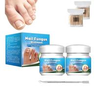 Pommade curative rapide contre les champignons de l'ongle, pommade contre les champignons de l'ongle, répare et renouvelle sans douleur les ongles endommagés et cassés (2pcs)