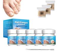 Pommade curative rapide contre les champignons de l'ongle, pommade contre les champignons de l'ongle, répare et renouvelle sans douleur les ongles endommagés et cassés (5pcs)