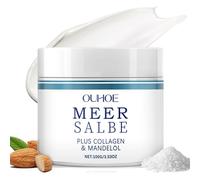 Pommade de mer active 100g Au Collagène et à l'huile d'amande Onguent Marin pour le soin des Mains et des Ongles Apaise le Visage et le Corps et Convient à tous les Types de Peau