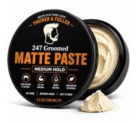 Pommade mate pour homme | Sans brillance, tenue moyenne | Pâte épaississante ajoute du volume et de la texture | 100 ml, à base de cire d'abeille | Tenue toute la journée | Non gras