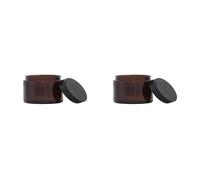 Pommadier en verre ambré - 120ML (Lot de 2)