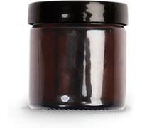 Pommadier en verre ambré et son couvercle - 60 ml Multicolore G