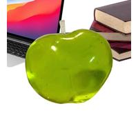 Pomme à Presser - PP 8x8cm | Jouet de Manipulation Anti-Stress | Sphère Souple Verte pour Soulagement Sensoriel Réduction de l'Anxiété Décoration de Bureau et Gestion de la Pression Quotidienne