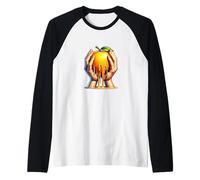 Pomme Amour Pommes Fruits dans la Main Art Cadeaux Artistes Manche Raglan