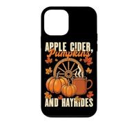 Pomme Cidre Citrouille Hayrides Pomme Cueillette Amour Automne Coque pour iPhone 12 Mini