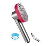 Pomme de douche à main à 4 modes - Systèmes d'amplification de pression - Rotation complète à 360 degrés - Pulvérisateurs pour la maison - Plusieurs pulvérisations - Pommeau de douche à main