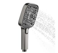 Pomme de Douche Carrée - Douche Pluie en ABS, Douches Plafond 16,5cm avec Douchette à Main | Grandes Douches à Panneau avec Douchette Multi-Mode | Anti-Bouchage pour Maison, Salle de Bain