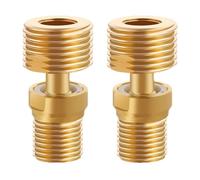 Pomme de douche coudée réglable à 360 degrés avec base coudée étendue - Joint d'angle télescopique - Pieds incurvés - Facile à utiliser - Adaptateur de robinet de douche en laiton pour cuisine et