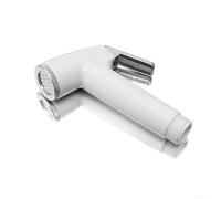 Pomme de douche de bidet à main, 1 connecteur fileté G1/2", pulvérisateur de douche de toilette pour utilisation sanitaire Shattaf, débit marche/arrêt contrôlé par déclencheur, design ergonomique