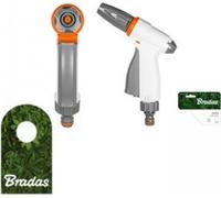 Pomme de douche de jardin Pistolet pulvérisateur Pomme de douche flexible Pulvérisateur QUICK réglable WHITE LINE Bradas