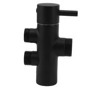 Pomme de douche Diverteur, Black Copper Falproofroping Wall Douche Bas de douche Adaptateur de vanne Adaptateur Ajout pour évier de toilette