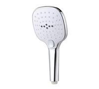 Pomme de douche EDM 12 x 3,1 x 24,5 cm Carré ABS Chrome