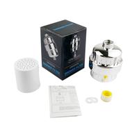 Pomme de douche en 20 étapes, eau dure, chlore, métaux lourds, vitamine C, adoucissant pour la peau et les cheveux, réduit les plis secs, compatibilité universelle, installation facile, utilisation