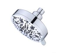 Pomme de douche en forme de fleur avec 9 modes d'eau réglables, y compris pluie et pouls plus pivotant à 360° pour un contrôle de l'angle personnalisé (argent)