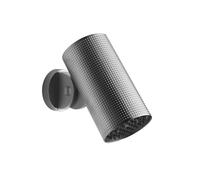 Pomme de douche Gessi316 Cesello pour montage mural, environ 12 l/min à 3 bar, fonction : douche de pluie, 57233707, Couleur: Métal noir brossé PVD