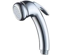 Pomme de douche haute pression avec filetage 1,27 cm chromé avec déclencheur marche/arrêt pour baignoires, bateaux, caravanes, camping-cars, salons de coiffure