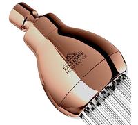 Pomme de douche haute pression - Pommeau de douche puissant de luxe pour salle de bain avec jet puissant et petites buses en silicone - Ajustement universel fonctionne avec les douches à haut et bas