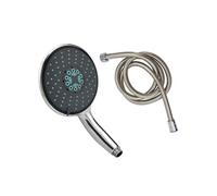 Pomme de douche multifonctionnelle à main et tuyau 1,5 m Chrome