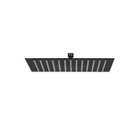 Pomme de douche pluie Acier inoxydable 30x30 cm Carrée Noir Noir G