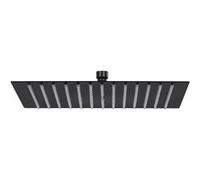 Pomme de douche pluie Acier inoxydable 30x30 cm Carrée Noir Noir G