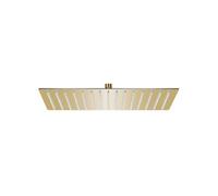 vidaXL Pomme de douche pluie Inox 40x30 cm Rectangulaire Doré