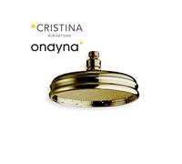 Pomme de douche retro luxe anticalcaire d200 vieux bronze mat - CRISTINA ONDYNA RX54893