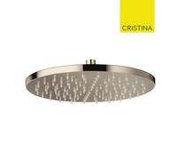 POMME DE DOUCHE RONDE DIAMETRE 30 LAITON METAL BRILLANT - CRISTINA ONDYNA PD55880