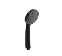 POMME DE DOUCHE RONDE EN ABS NOIR MAT