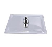 Pomme de douche ronde ultra fine de 20,3 cm en acier inoxydable | Design cascade moderne | Options de 10/6 pouces disponibles | Pomme de douche carrée et ronde de luxe