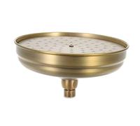 Pomme de douche vintage en cuivre - Pulvérisateur à large couverture cascade facile à installer rétro pour une expérience de douche luxueuse et résistante à l'encrassement