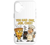 Pomme de Terre en colère Contre Chef | Bataille de Cuisine Amusante | Coque pour iPhone 16 Plus
