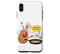 Pomme de Terre en colère Contre Chef | Bataille de Cuisine Amusante Coque pour iPhone XS Max